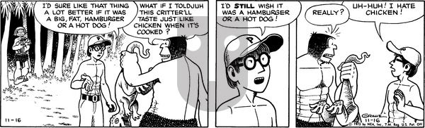 Alley Oop on Friday November 16, 1973 Comic Strip