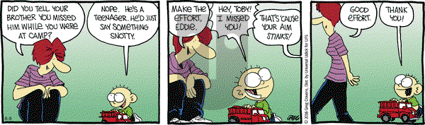 The Buckets on Wednesday June 8, 2016 Comic Strip