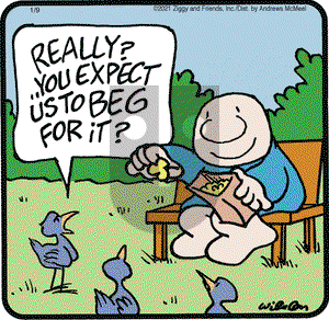 Ziggy on Saturday January 9, 2021 Comic Strip