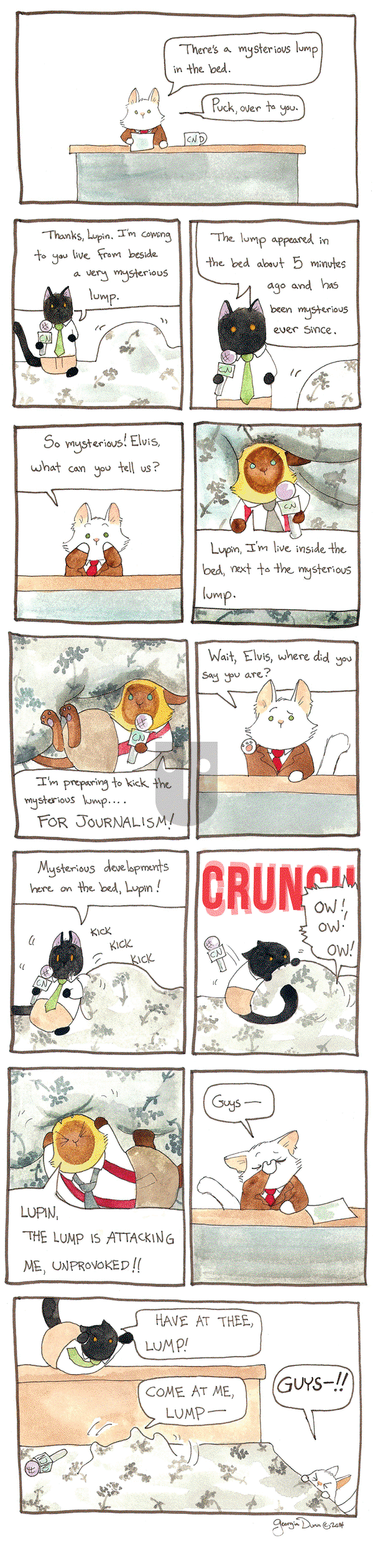 Breaking Cat News on Thursday October 27, 2016 Comic Strip