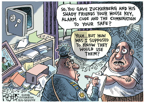 Rob Rogers on Tuesday March 27, 2018 Comic Strip