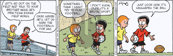 Cleats - Monday August 29, 2005 Comic Strip
