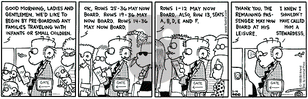 FoxTrot on Saturday June 19, 1999 Comic Strip