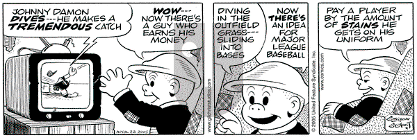 Nancy on Friday April 22, 2005 Comic Strip