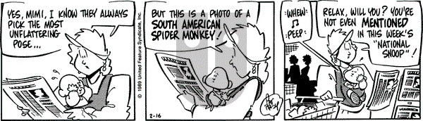Rose is Rose on Thursday February 16, 1989 Comic Strip
