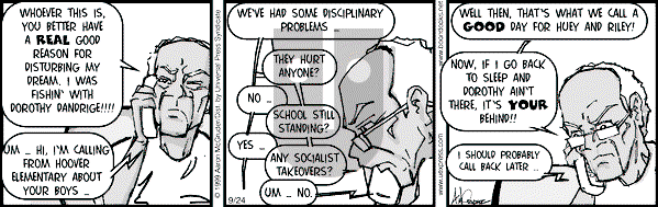 The Boondocks on Friday April 27, 2007 Comic Strip