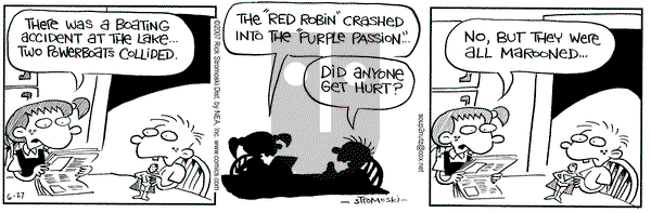 Soup to Nutz - Old on Wednesday June 27, 2007 Comic Strip