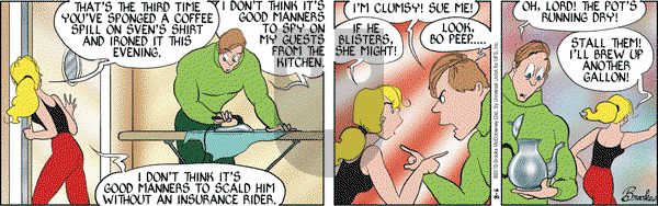 9 Chickweed Lane on Thursday August 6, 2015 Comic Strip