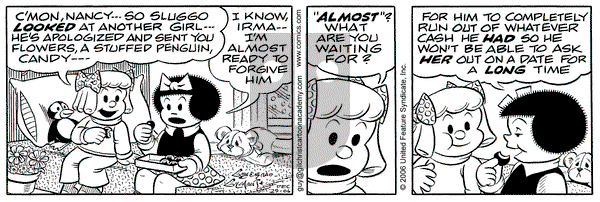 Nancy on Friday December 29, 2006 Comic Strip