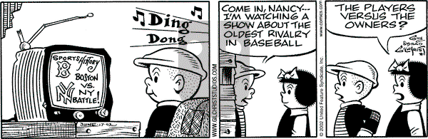 Nancy on Monday June 17, 2002 Comic Strip