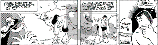 Alley Oop on Monday February 2, 2004 Comic Strip