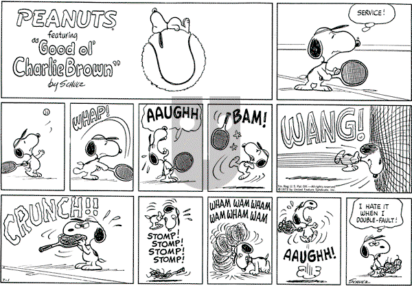 Peanuts - Sunday July 1, 1973 Comic Strip