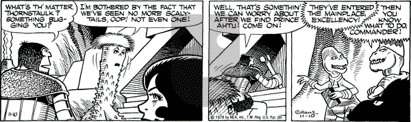 Alley Oop on Friday November 10, 1978 Comic Strip