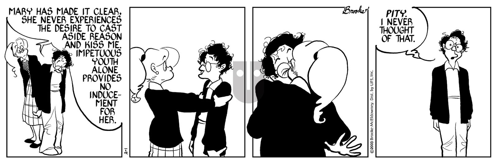 9 Chickweed Lane - Saturday February 1, 2003 Comic Strip