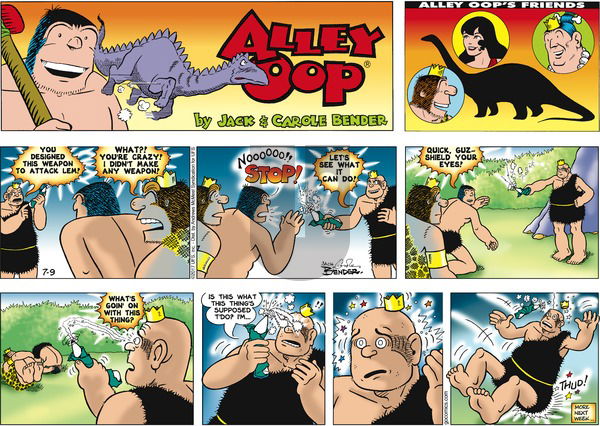 Alley Oop on Sunday July 9, 2017 Comic Strip