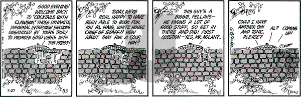 Doonesbury - Saturday July 27, 1974 Comic Strip