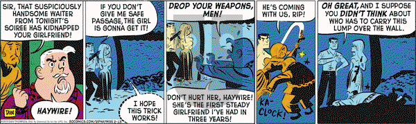 Rip Haywire on Friday February 13, 2015 Comic Strip