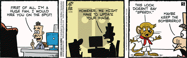 La Cucaracha on Friday March 26, 2021 Comic Strip