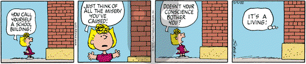 Peanuts on Tuesday September 5, 2000 Comic Strip