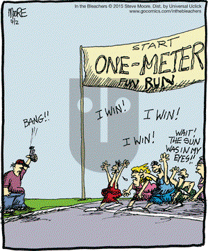 In the Bleachers on Thursday July 2, 2015 Comic Strip