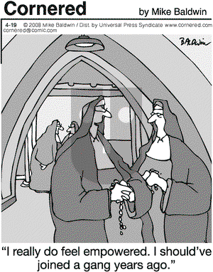 Cornered on Saturday April 19, 2008 Comic Strip