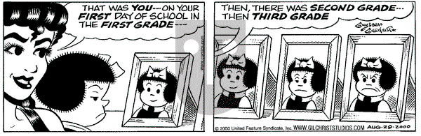 Nancy on Tuesday August 29, 2000 Comic Strip