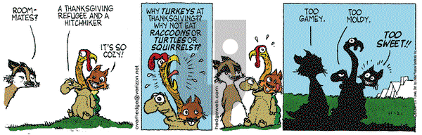 Over the Hedge on Tuesday November 21, 2006 Comic Strip