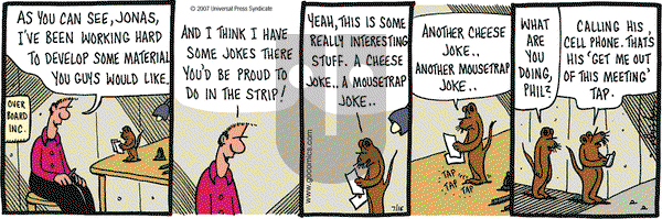 Overboard on Monday July 16, 2007 Comic Strip