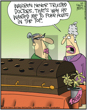 The Flying McCoys on Thursday May 3, 2018 Comic Strip