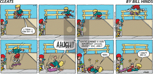Cleats - Sunday May 25, 2008 Comic Strip