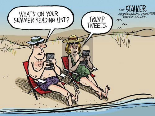 Jeff Stahler on Sunday July 2, 2017 Comic Strip