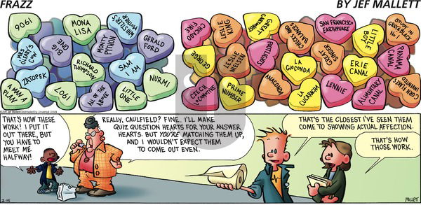Frazz on Sunday February 15, 2015 Comic Strip