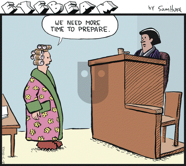 Eyebeam on Monday August 7, 2023 Comic Strip