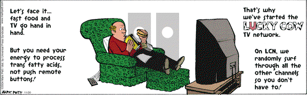 Lucky Cow on Saturday November 20, 2004 Comic Strip