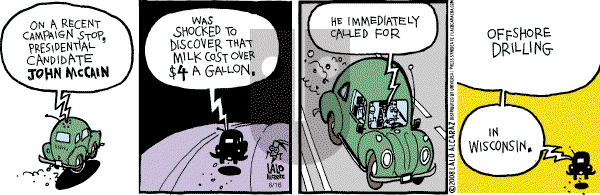 La Cucaracha - Saturday August 16, 2008 Comic Strip