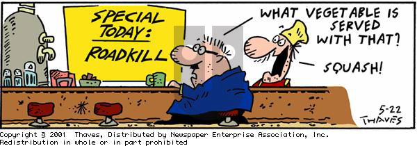 Frank and Ernest on Tuesday May 22, 2001 Comic Strip