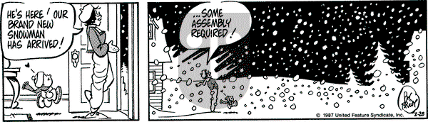 Rose is Rose on Saturday February 28, 1987 Comic Strip