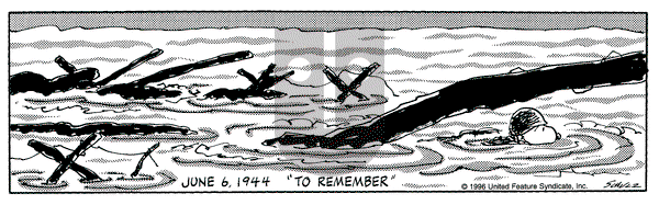 Peanuts on Thursday June 6, 1996 Comic Strip