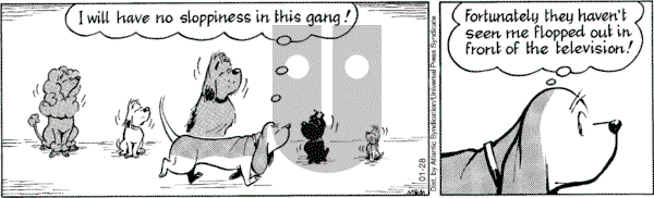 Fred Basset on Saturday January 28, 2006 Comic Strip
