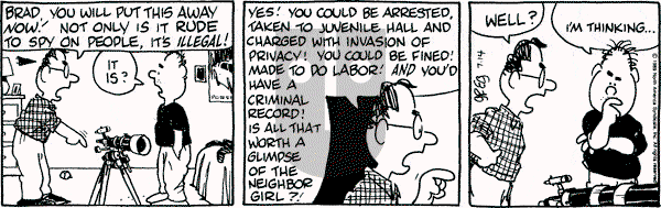 Luann on Friday July 14, 1989 Comic Strip