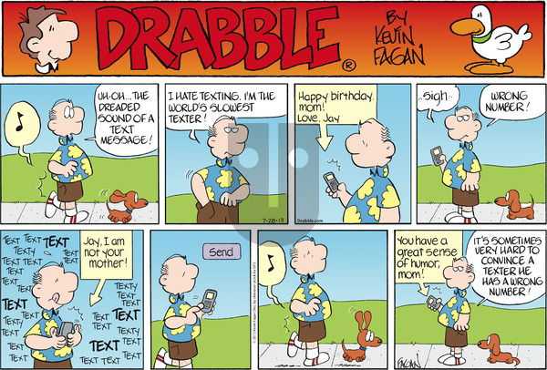 Drabble on Sunday July 28, 2013 Comic Strip