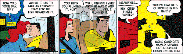 Rip Haywire on Wednesday March 18, 2015 Comic Strip