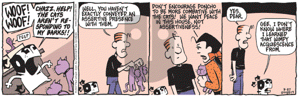 Pooch Cafe on Thursday September 27, 2007 Comic Strip
