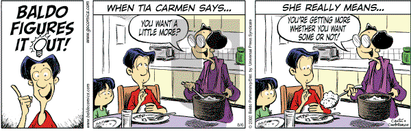 Baldo on Wednesday August 6, 2008 Comic Strip