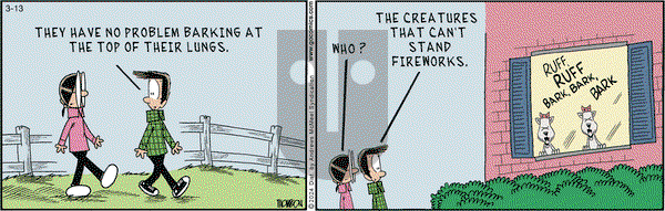 Grand Avenue on Wednesday March 13, 2024 Comic Strip