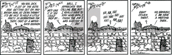 Doonesbury - Monday June 24, 1974 Comic Strip