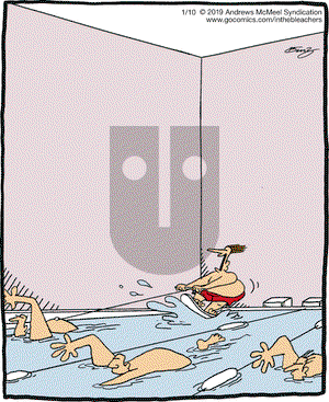 In the Bleachers on Thursday January 10, 2019 Comic Strip