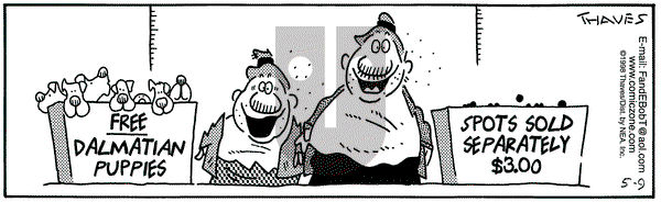 Frank and Ernest on Saturday May 9, 1998 Comic Strip