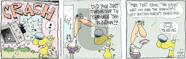 The Duplex on Monday April 4, 2005 Comic Strip