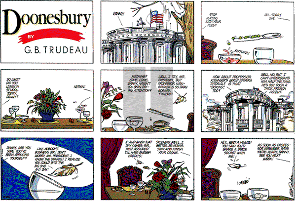 Doonesbury on Sunday March 26, 1989 Comic Strip